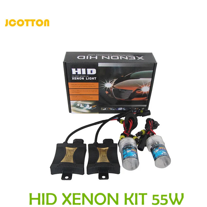 

JCOTTON HID Xenon Kit 55W Car Auto Headlight bulb H1 H3 H7 H8 H9 H11 4300K 5000K Replacement LED Head Light Auto Kit Headlamp