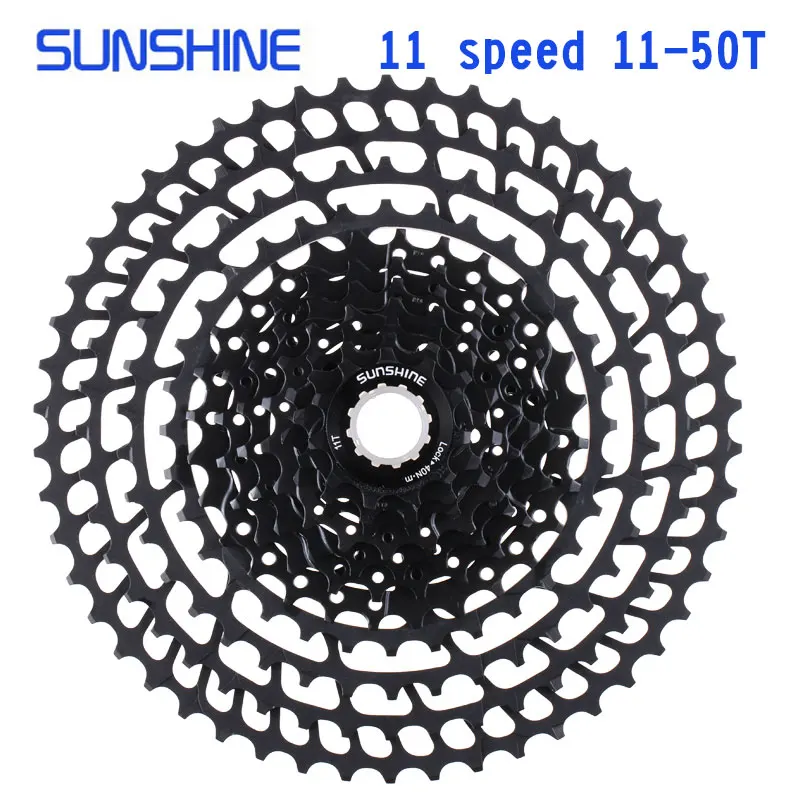 SUNSHNE MTB 11 سرعة 11-50 T كاسيت 365g خفيفة دراجة Freewheel 11 t دراجة أجزاء جبل ل shimano M9000 M8000 M7000 SUNSHNE MTB 11 سرعة 11-50 T كاسيت 365g خفيفة دراجة Freewheel 11 t دراجة أجزاء جبل ل shimano M9000 M8000 M7000