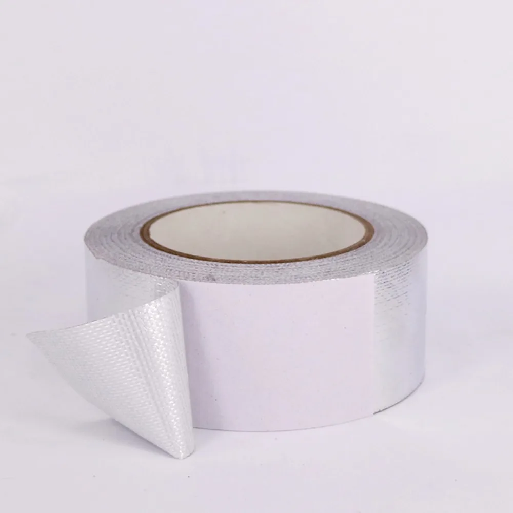 30mmx25m Aluminium Foil Adhesive Sealing Duct Tape Heat Resist High Temperature Resistant Foil