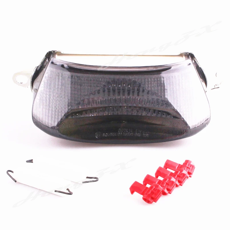 

For Honda VTR1000 1997-2005 1998 1999 2000 2001 2002 2003 2004 Smoke Motorcycle LED Integrated Turn Signal Tail Light