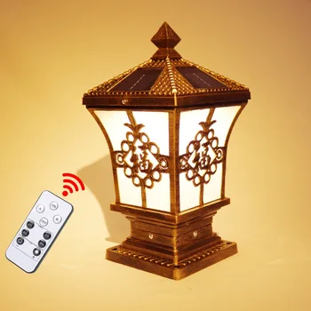 

LED Solar Outdoor Baiju Pillar Light Waterproof Garden Garden Gate Pillar Light solar power light outdoor