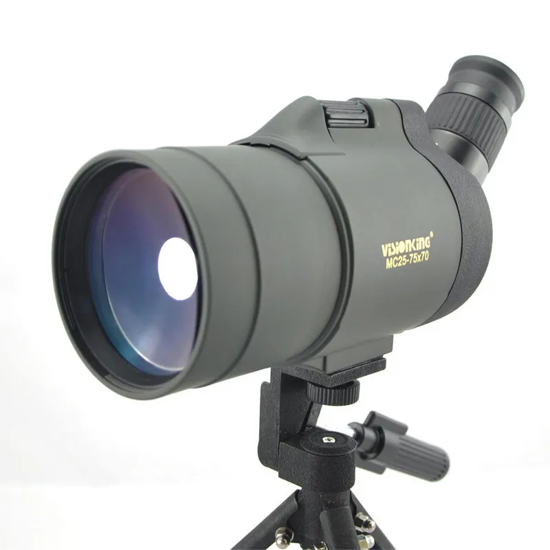 

Visionking 25-75x70 Waterproof Spotting Scope Professional Hunting Bird Watching Bak4 Big Vision Monocular Telescope With Tripod