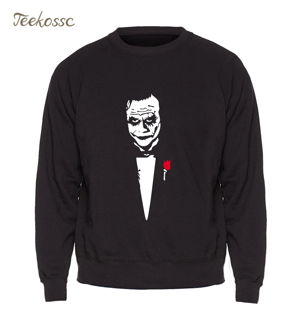 

Joker Heath Ledger Why So Serious Sweatshirt Men The Joker Father Hoodie Black Sweatshirts Fleece Warm Hip Hop Brand Clothing