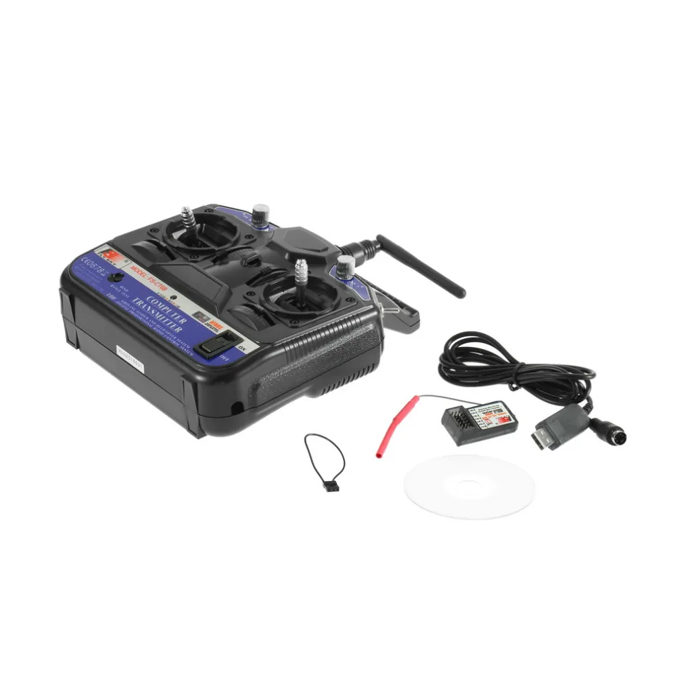 

2018 Newest FLY SKY 2.4G FS-CT6B 6 CH Channel Radio Model RC Transmitter Receiver Control Drop Shipping