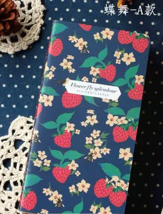 1 шт./лот записные книжки из крафт бумаги записная книжка с красивыми садовыми