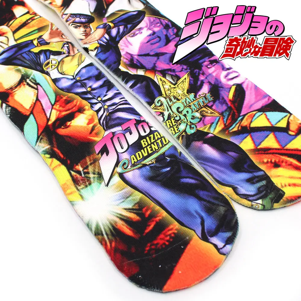 OHCOMICS/популярные хлопковые носки Otaku JoJo's bizare Adventure Kujo Jotaro крутые теплые гольфы на