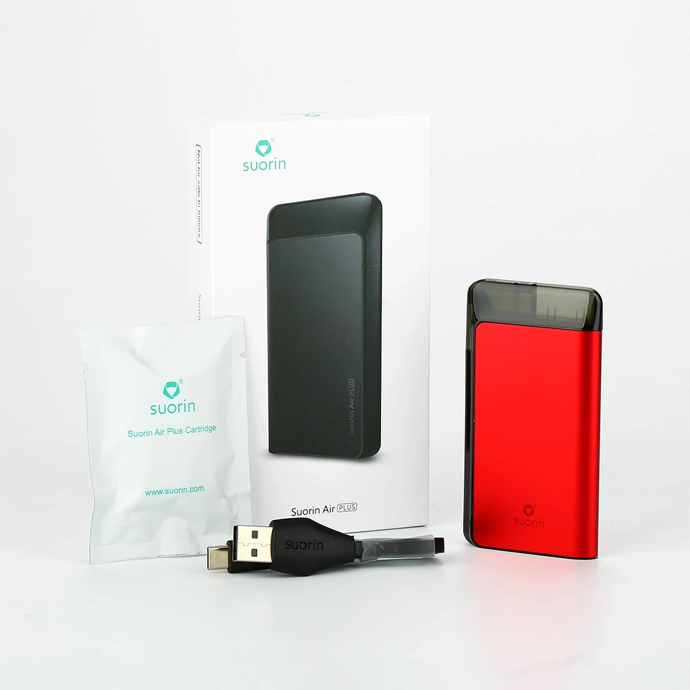 Kaufen Original Suorin Air Plus Pod System Kit 930mAh mit Fünf level LED   Öl Baffle Design E  cig Vape Kit VS Suorin Air DRAG Nano