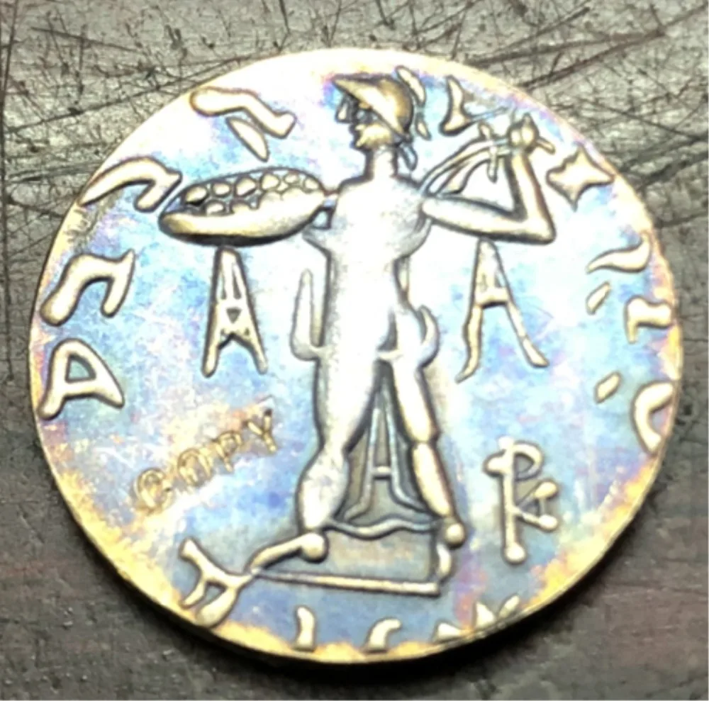 

160BC-145BC Years India(ancient)(Indo-Greek)Drachm-Menander Copy Coin