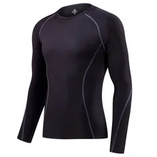Lidong рашгард мужской rashgard рашгарда мма новые кроссовки спортивные мужские рубашки с длинным рукавом фитнес Баскетбол тепловой мышц Спортзал Бодибилдинг Обучение компрессионные колготки