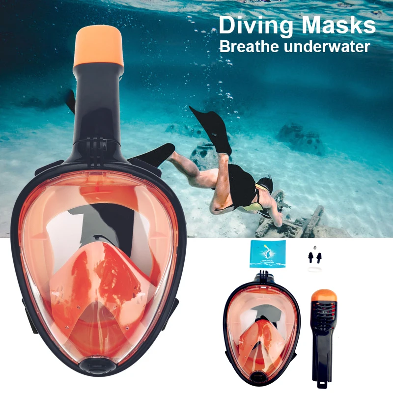 كامل الوجه قناع الغطس مكافحة الضباب قناع الغطس السطحي تحت الماء الغوص Spearfishing قناع الأطفال/الكبار التدريب السباحة قناع كامل الوجه قناع الغطس مكافحة الضباب قناع الغطس السطحي تحت الماء الغوص Spearfishing قناع الأطفال/الكبار التدريب السباحة قناع
