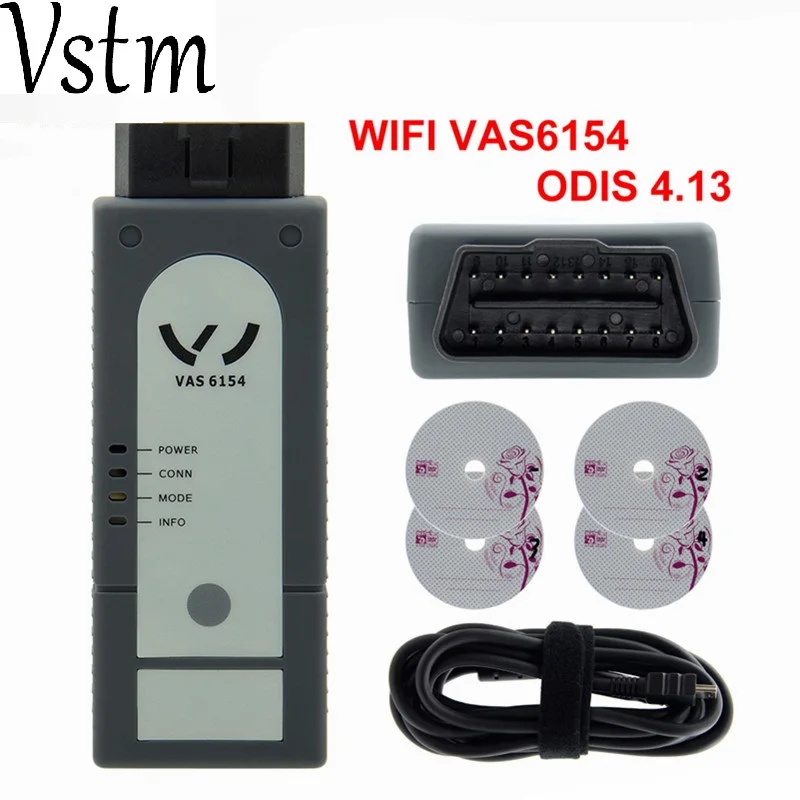

2018 VAS UDS 6154 4.13 ODIS V4.13 VAS5054A V4.23 OKI Full Chip VAS6154 WIFI &Bluetooth For Audi & Skod-a VAS5054 A Support UDS