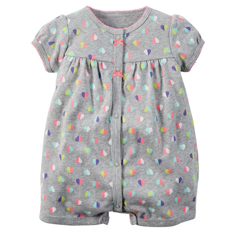 

Pure Cotton Baby Girl Romper for newborn to 6 Months