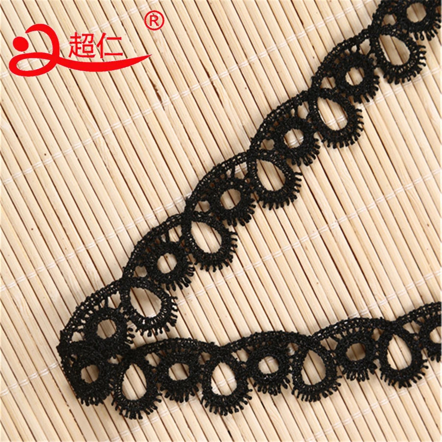 

15Yards / Lot Width 1.9cm 100% Polyester Embroidered Lace Fabric DIY Handmade Materials Lace Trim Ribbons