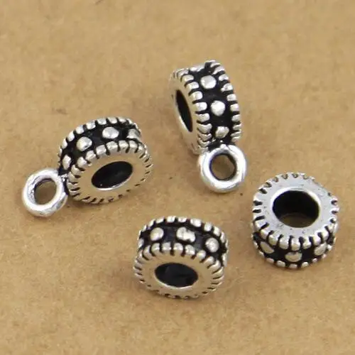 100 925 Silver Jewelry Spacers DIY Bracelet Spacers Jewelry Findings