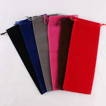 

10pcs/lot 10*25cm Jewelry Packaging Bag,storage bag Custom Logo Print Drawstring Pouches,Wedding Christmas Gifts bag