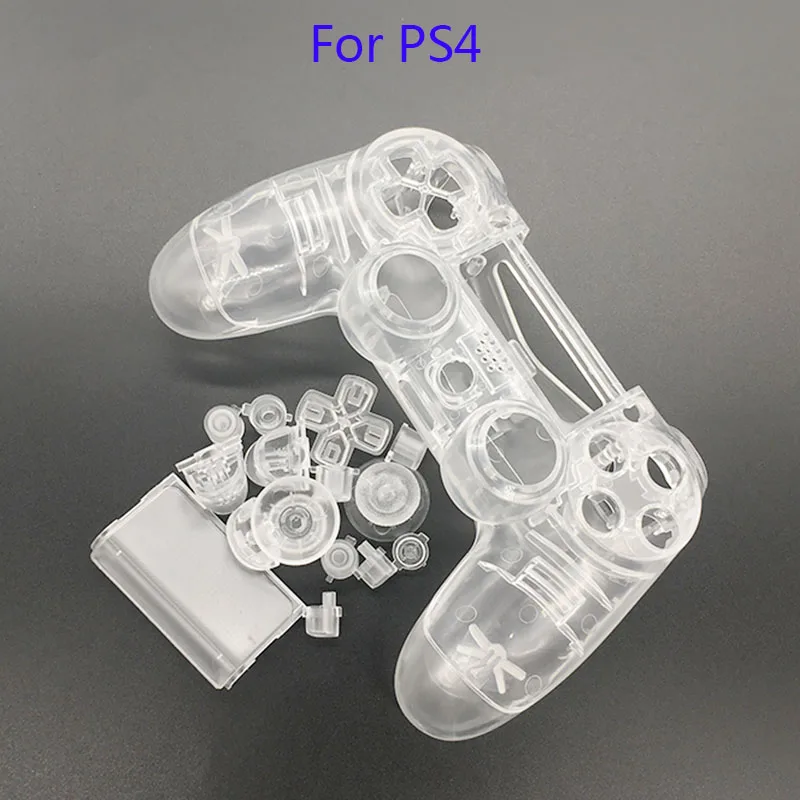 Прозрачная запасная часть корпуса передняя оболочка часть контроллера протектор для playstation 4 PS4 JDS-001 контроллер