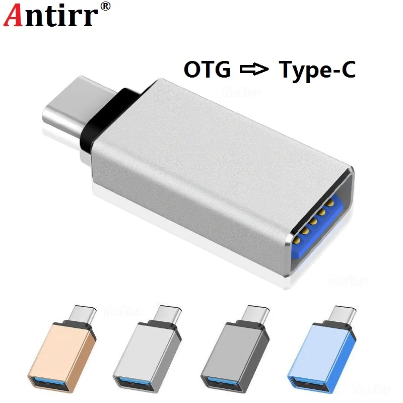 Antirr USB 3,0 type-C OTG кабель адаптер type C USB C OTG конвертер для Xiaomi huawei P10 Мышь Клавиатура диск флэш Macbook Nexus