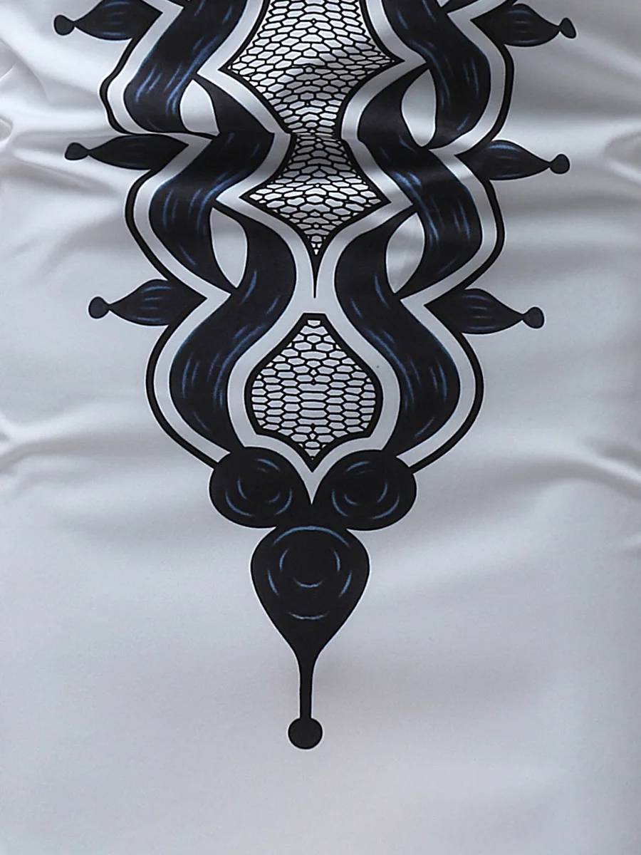 Mens African Dashiki Dress Shirt 2018 Brand New Traditional Dashiki Maxi Man Shirt Men Slim Fit Long Sleeve Shirts Chemise Homme