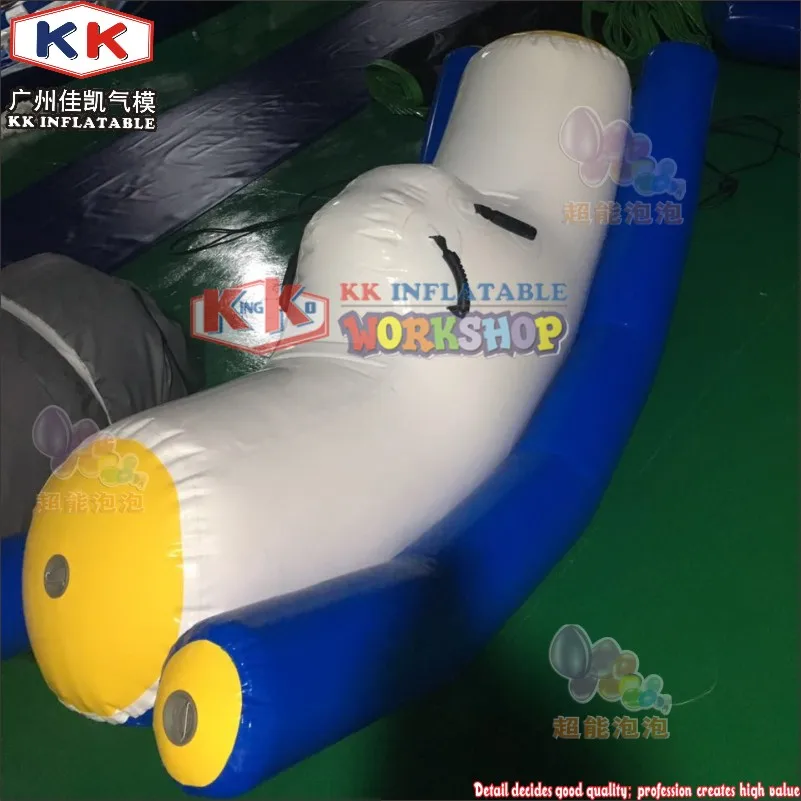 Swimming Pool 0 9mm PVC Tarpaulin Water Totter Inflatable Floating Water Seesaw For Kids And Adults