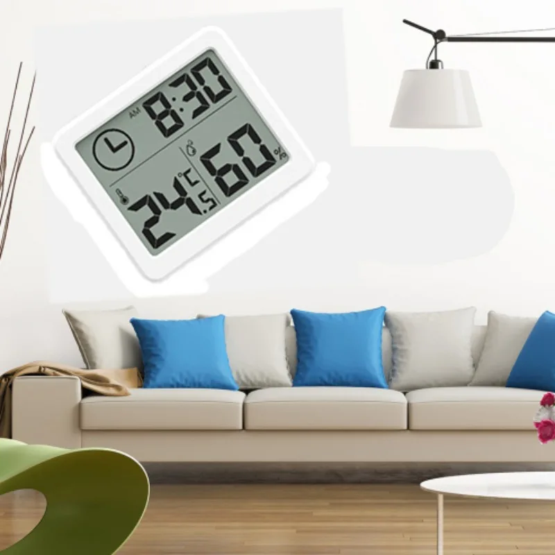 Цифровой термометр для дома гигрометр ультратонкий минималистичный умный дом Электрический цифровой термометр и гигрометр