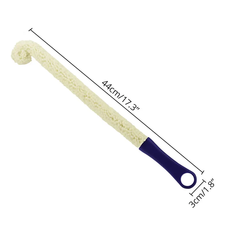 Щетка для чистки бутылок, 17 дюймов Гибкая щетка для мытья пены с длинным горлышком, Многофункциональные бытовые чистящие инструменты