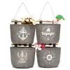 Dark-Fabric Cotton Pocket Hanging Wall Holder Storage Bags Racks Wall Pockets Pendant Organizer Pendant Storage Bag Organizer 1