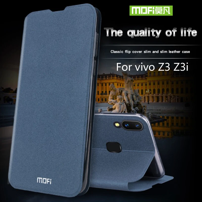 

For VIVO Z3 Z3i 6.3" Case Original MOFI Flip Case Luxury Leather Stand Cover For VIVOZ3 Z3i phone Cases for vivoz3 z3i