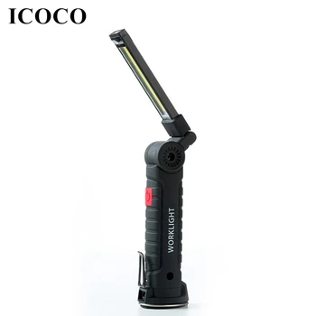 

ICOCO 10W Usb Charging Cob Folding Working Lamp Maintenance Auto Repair Lamp 360 Degree Rotary Outdoor Portable Lighting