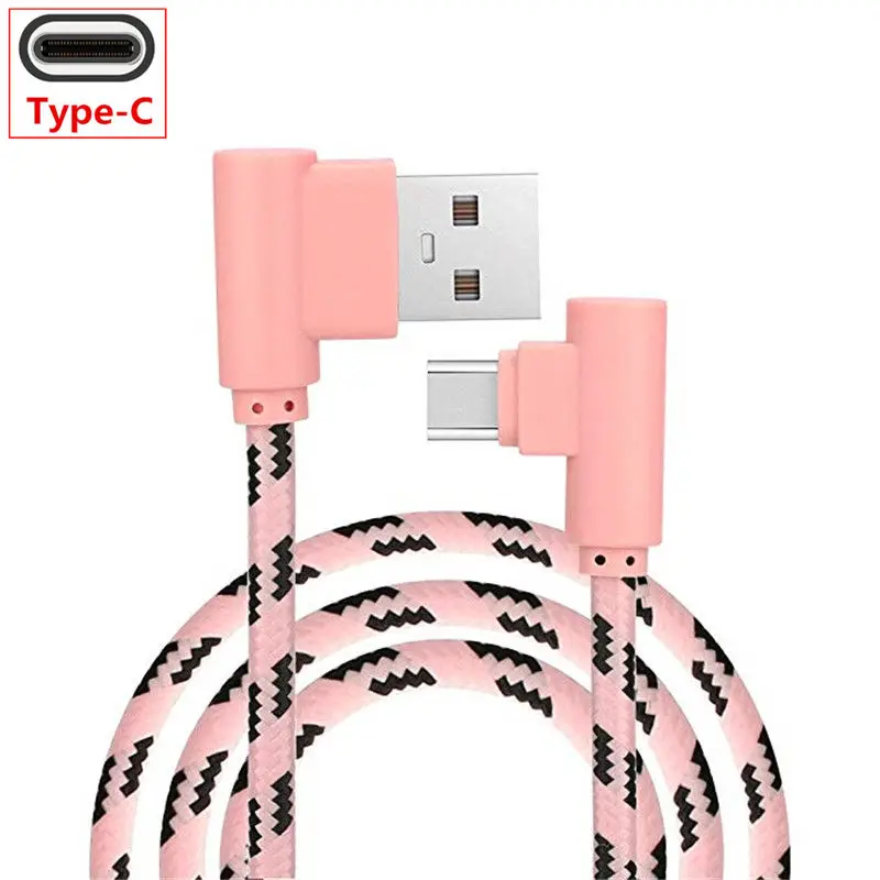 

Fast 90 Degree Charger Cable for Huawei Mate 20 pro 20X 10 P20 P30 Type C Charging for Honor V20 V10 8 9 Nova 4 3 Data Wire