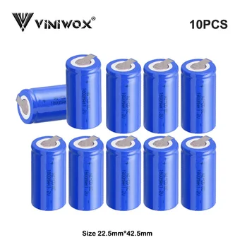 

For Electrical Battery Subc 1.2V Ni-CD SC 1800mAh Rechargeable Battery Cell Robot Accumulator Power Tool Battery Cell DIY to 12V