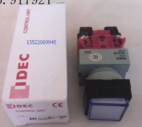

[ZOB] AOLW idec imported from Japan and spring 22mm button switch AOLW2B2211DW illuminated openings --5PCS/LOT