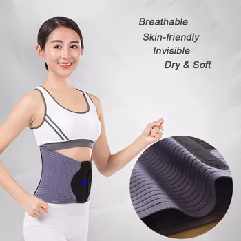 

Top Quality Waist Support Belt Breathable Adjustable Lumbar Support Belt Back Pain Relief ABS Keels Provide Support T0089SHF