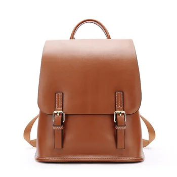 

Fashion Women Backpack Genuine Leather Shoulder Bags Zipper&Hasp Female School Cow Leather Backpacks For Teenage Girls Bag