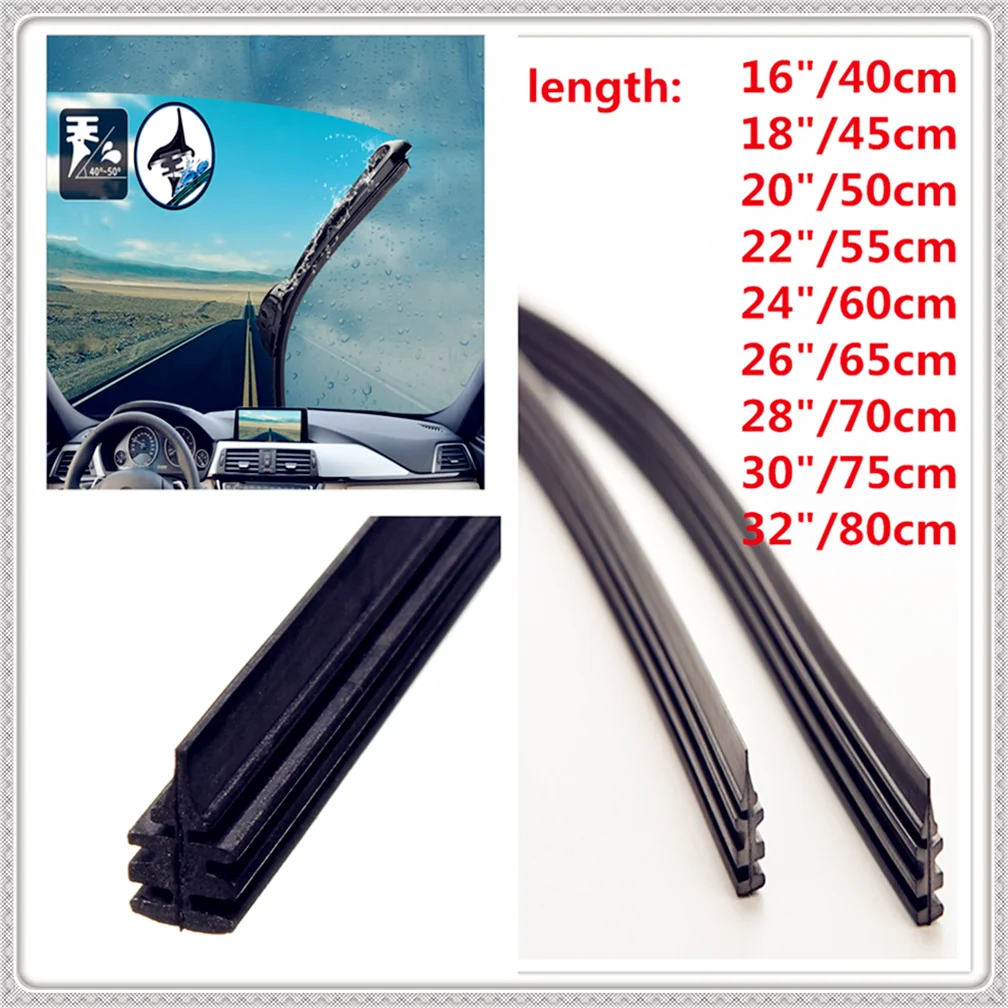 

Car Rubber Wiper Blade Refill Replacement for Opel Astra g/gtc/j/h Corsa Antara Meriva Zafira Insignia Mokka KX3 KX5