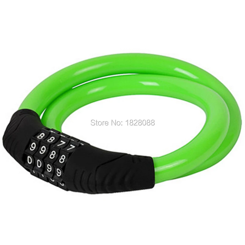 green bike lock