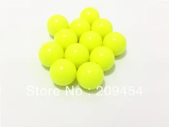 

(Choose Size First) 6mm/8mm/10mm/12mm/14mm/16mm/18mm/20mm yellow acrylic neon solid beads ,chunky beads for kids necklace