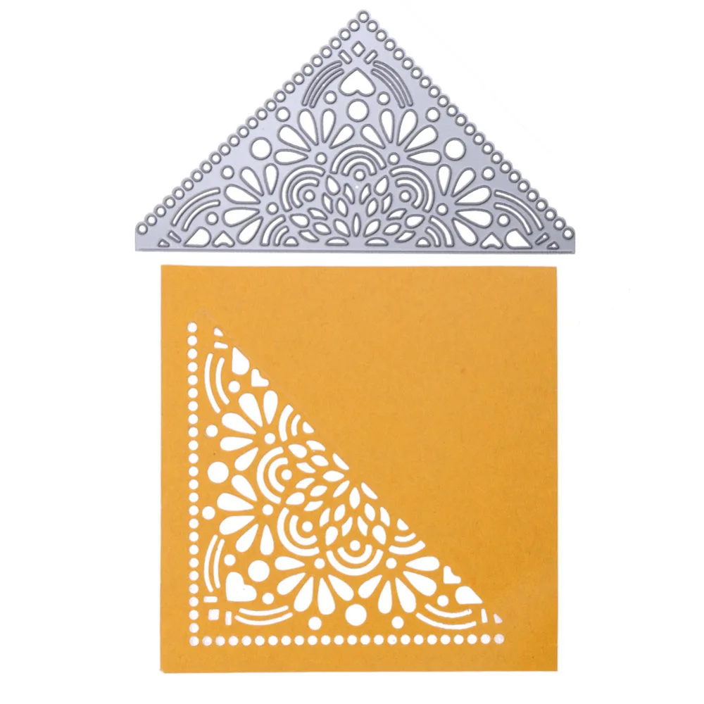 Hollow Out Corner Metal Cutting Dies Stencil for DIY Scrapbooking Photo