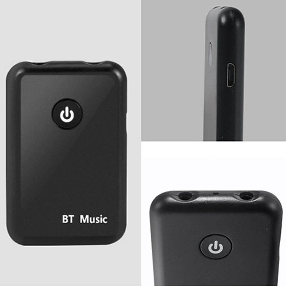 Беспроводной 2 в 1 Bluetooth автомобильный комплект 3,5 мм Jack стерео HiFi музыка аудио передатчик приемник адаптер для автомобиля дома динамики
