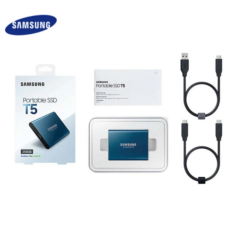 

Samsung External SSD Type C USB 3.1 USB3.0 Portable HD HDD External SSD 500GB 250GB Externo Solid State Hard Drive Disk Original