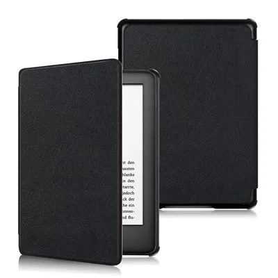 Планшет ультра тонкий Смарт Флип-кейс из искусственной кожи для Amazon все новые Kindle 10th Generation 6 дюймов Новые кожаный чехол S30 - Цвет: Черный