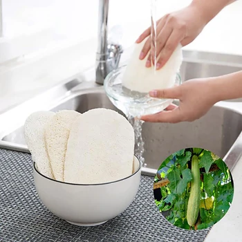 

Creative Loofah Pot Brush Oil-free Dishwashing Pot Kitchen Washing Pot Cleaning Brush Kitchen Cleaning Tools