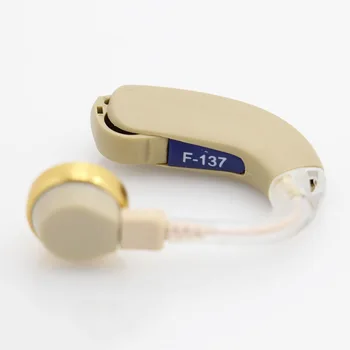

Hearing Aid AXON F-137 Behind Ear Adjustable Tone Hearing Aid Sound Voice Amplifier Volume Control for The Deaf