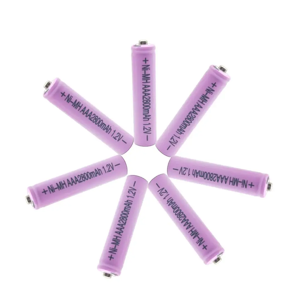 

8/10PCS/LOT Ni-MH AAA Rechargeable Battery 1.2V 2800mAh 3A Neutral Battery Rechargeable battery for toys camera