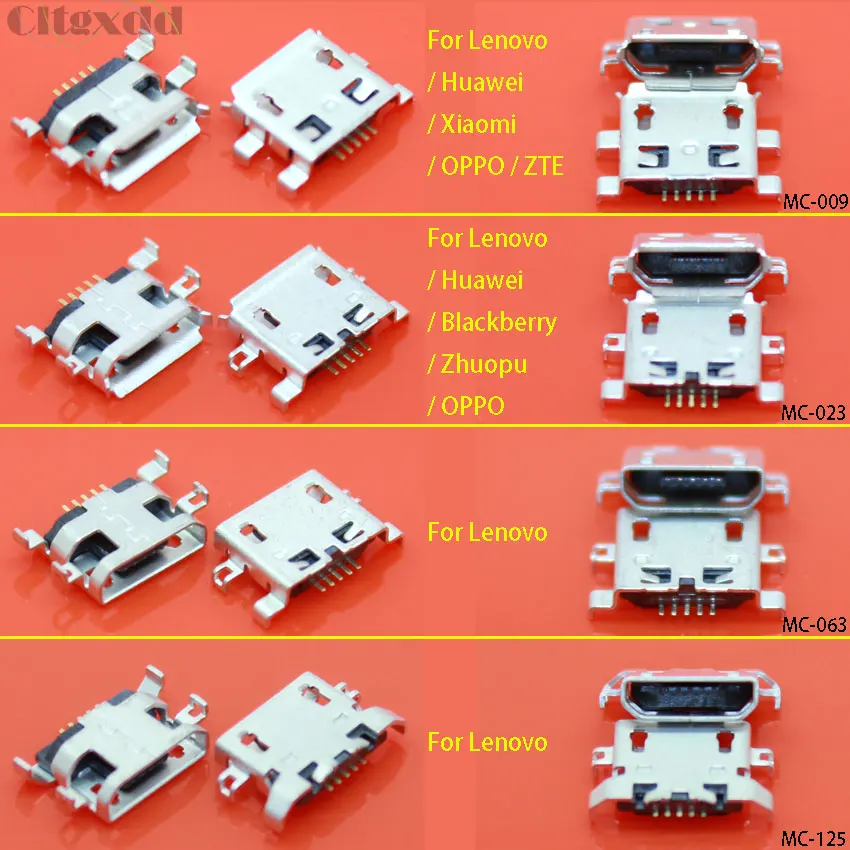 Cltgxdd 2 шт 5 контактный разъем Micro USB usb для зарядки Lenovo Huawei XIaomi OPPO ZTE ect|Соединители| |
