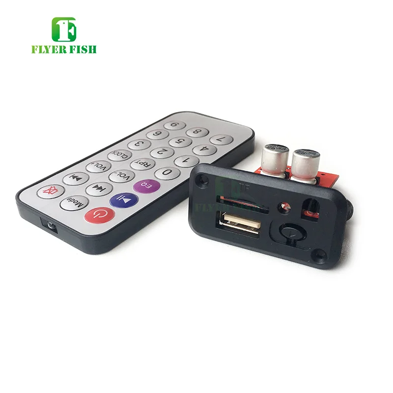 Мини 5 в MP3 декодер плата Micro USB модуль 3 мм наушники аудио WAV TF карта с пультом