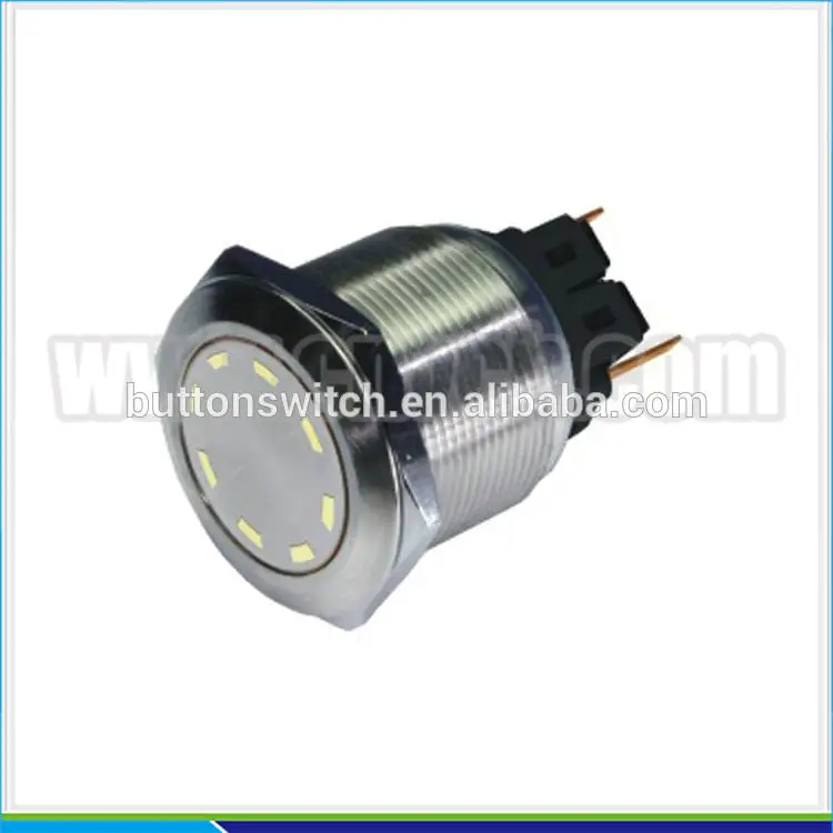 IN47 stainless steel multipoint LED Illuminated indicator 25mm