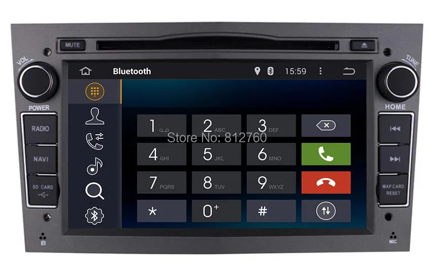 Perfect 1024*600 Quad Core Android 5.1.1 Car DVD GPS For Opel Astra H Vectra Corsa Zafira B C G with 1.6Ghz CPU 1GB RAM 16GB Flash 14
