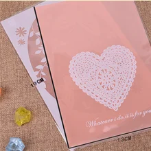 13*19 см оптом,, 100 шт/партия мыло ручной работы подарочный пакет/бисквиты сумки белые сердца сумки