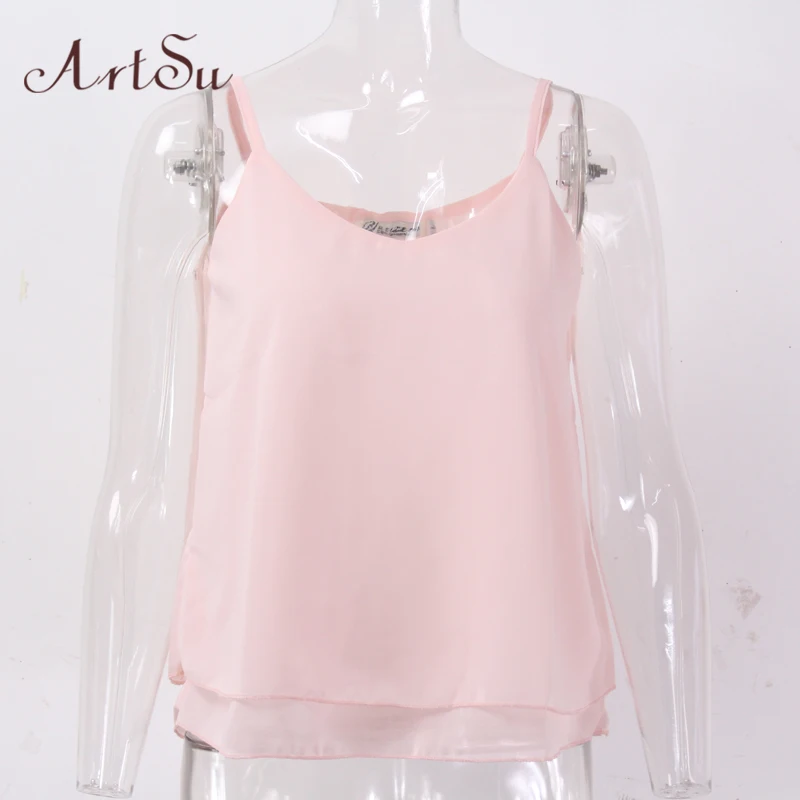 Женская шифоновая блузка ArtSu модель LDVE60008 на весну и лето 2017|chiffon blouse women|chiffon