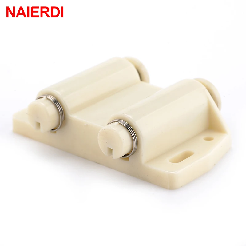 Magnetic Cabinet Catches Door Catches Magnetic Cabinet Latches Cabinet Door Latch Cabinet Door Stop NAIERDI Double Cabinet Catches Kitchen Door Stopper Drawer Latch Soft Close Push to Open cupboard Magnetic Furniture Hardwar